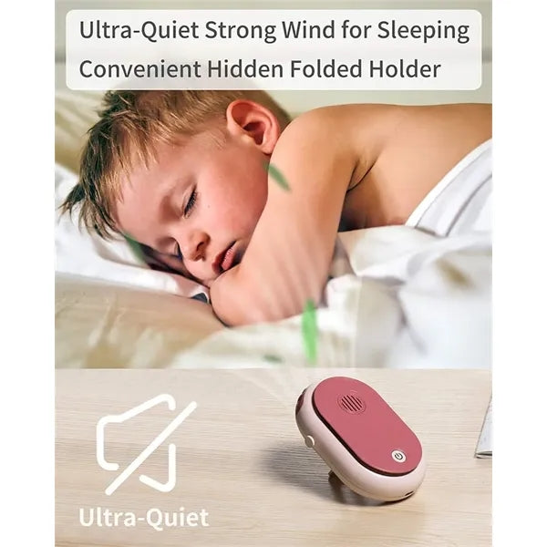 Hanging Neck Fan USB Charging Face Air Cooler Aromatherapy