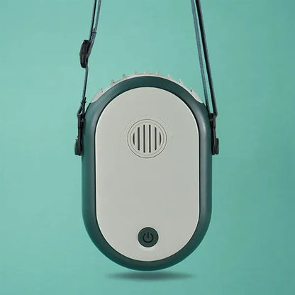 Hanging Neck Fan USB Charging Face Air Cooler Aromatherapy