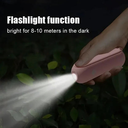 Handhold Mini Fan Portable Face Air Cooler LED Powerbank