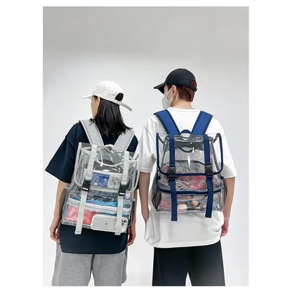 Clear PVC Backpack Heavy Duty  Transparent Rucksack