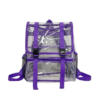 Clear PVC Backpack Heavy Duty  Transparent Rucksack