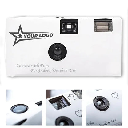 17 Photos Disposable Black & White Film Camera with Flash