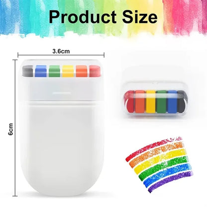 Rainbow Pride Flag Face Paint
