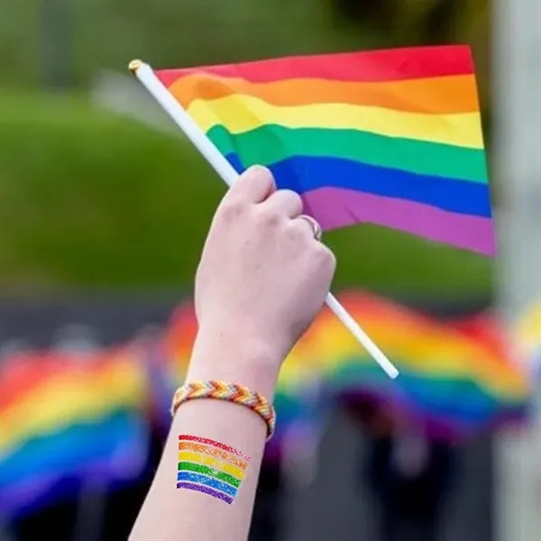 Rainbow Pride Flag Face Paint