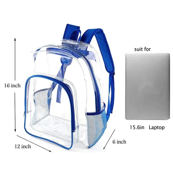Clear Backpack Heavy Duty See Through Bookbag