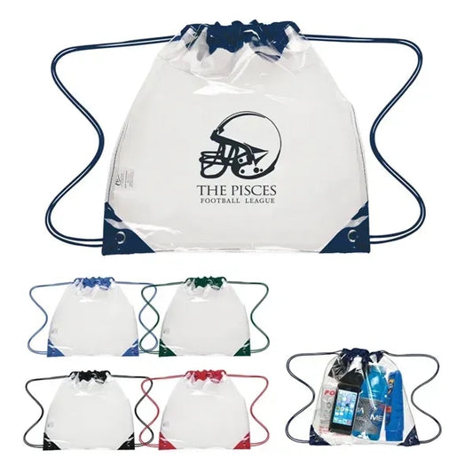 Clear Sport Drawstring Backpack