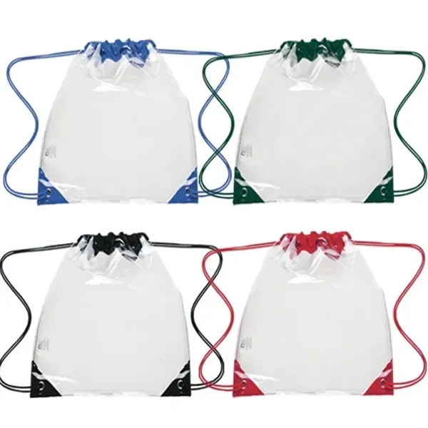 Clear Sport Drawstring Backpack