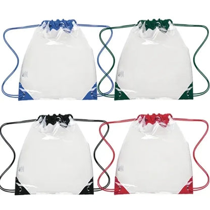 Clear Sport Drawstring Backpack