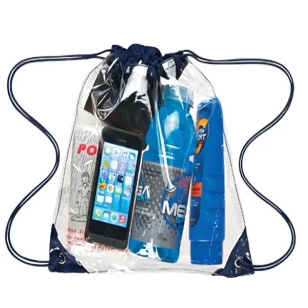 Clear Sport Drawstring Backpack