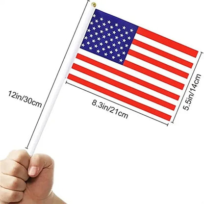 5.5"x8.2" Handy American Flag 4th Of July Decoration