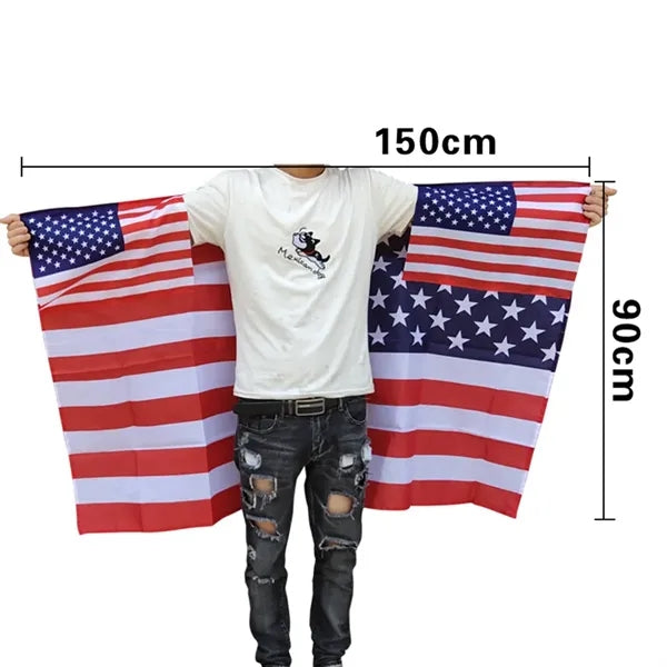 5.5"x8.2" Handy American Flag 4th Of July Decoration