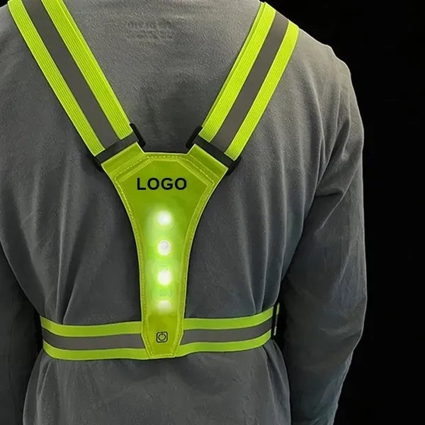 LED Reflective Vest Straps