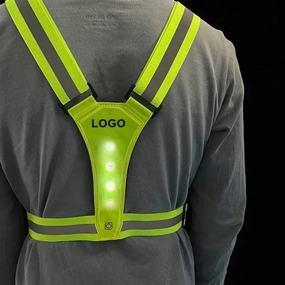 LED Reflective Vest Straps