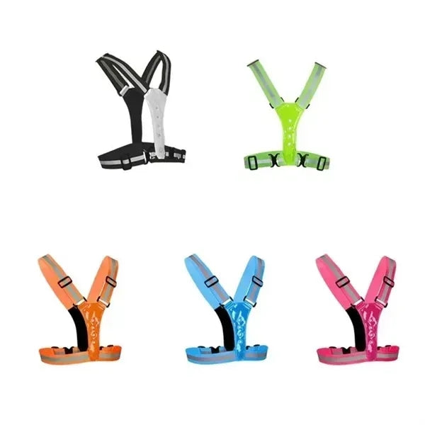 LED Reflective Vest Straps