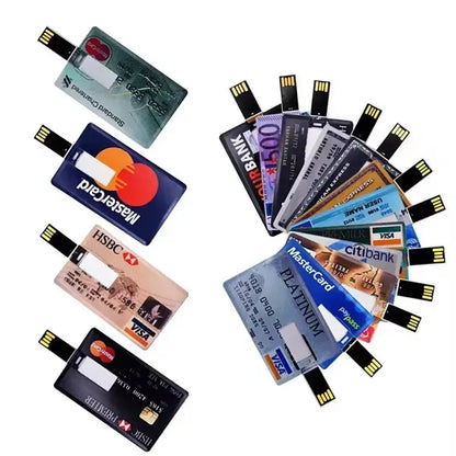 Full Color Printed Business Card USB Flash Drive