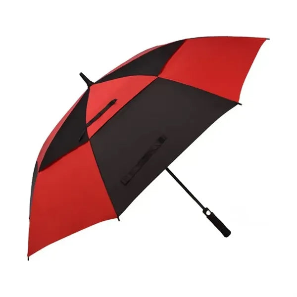 Automatic Open Vented Canopy Golf Stick Umbrella