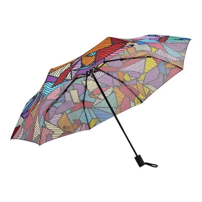 Full-Screen Digital Printed Travel Folding Umbrella
