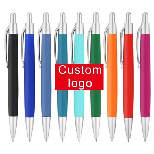 Soft Rubberized Ballpoint Pens