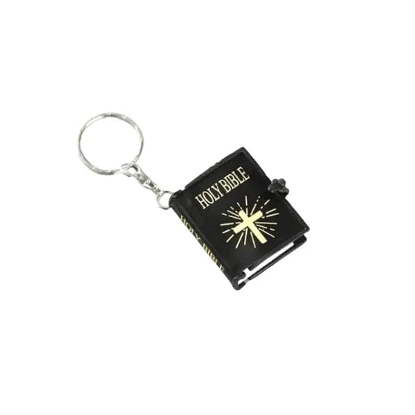 Mini Bible Cross Keychain