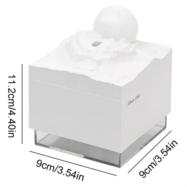 Moon Meteorite Mini Humidifier With Colorful Night Light