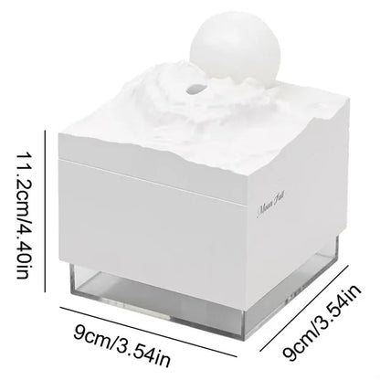 Moon Meteorite Mini Humidifier With Colorful Night Light
