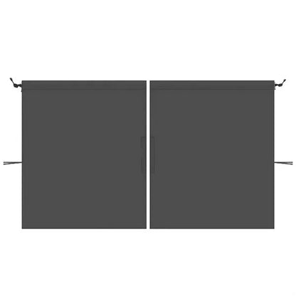 Set Of 2 Car Divider Curtain Black Privacy Shades