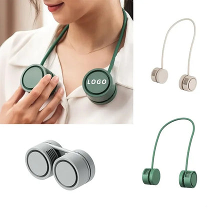 Portable Bladeless Neck Fan with Flexible Hose