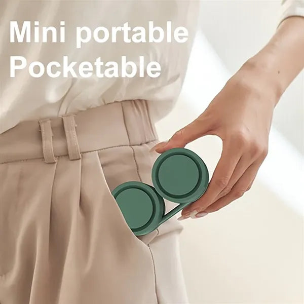 Portable Bladeless Neck Fan with Flexible Hose