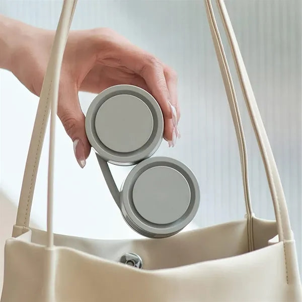 Portable Bladeless Neck Fan with Flexible Hose