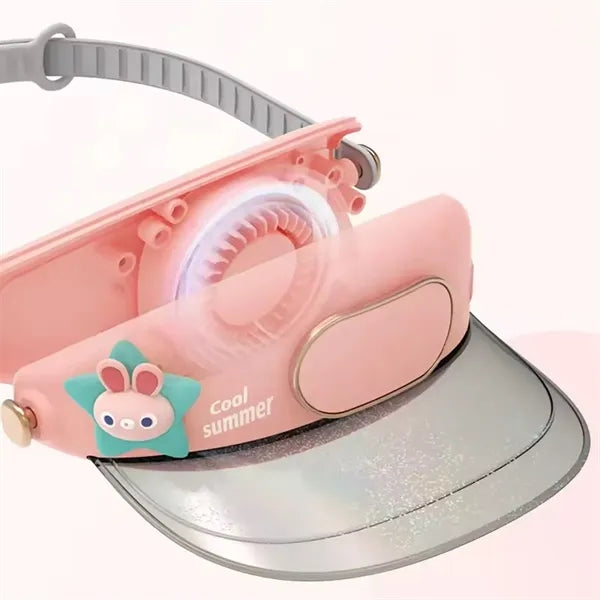USB Sun Visor Hats With Fan