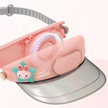 USB Sun Visor Hats With Fan
