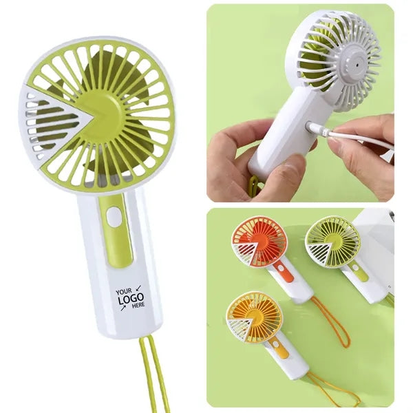 Triangle Splice Handheld Fan