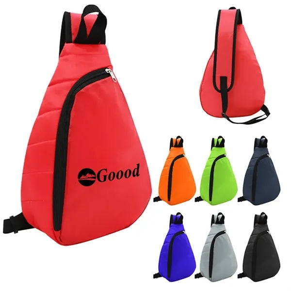 Back To School Puffy Sling Backpack