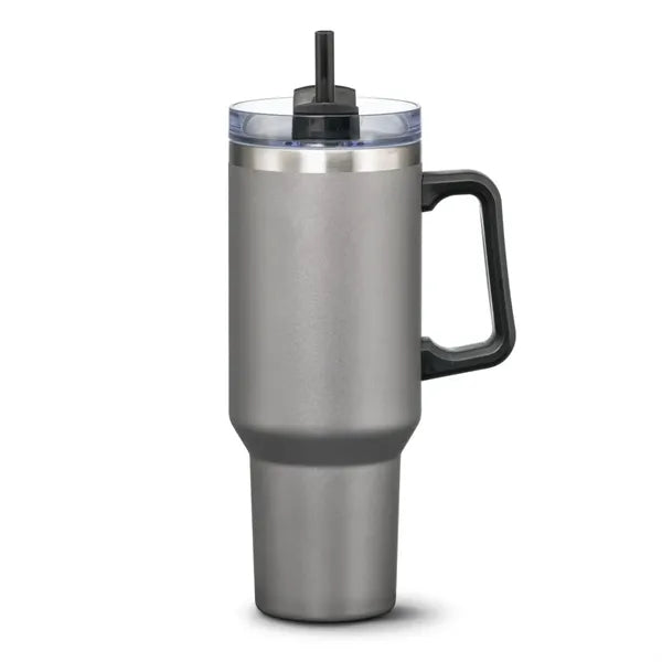 Compeer Handle Travel Mug w/Straw - 40oz
