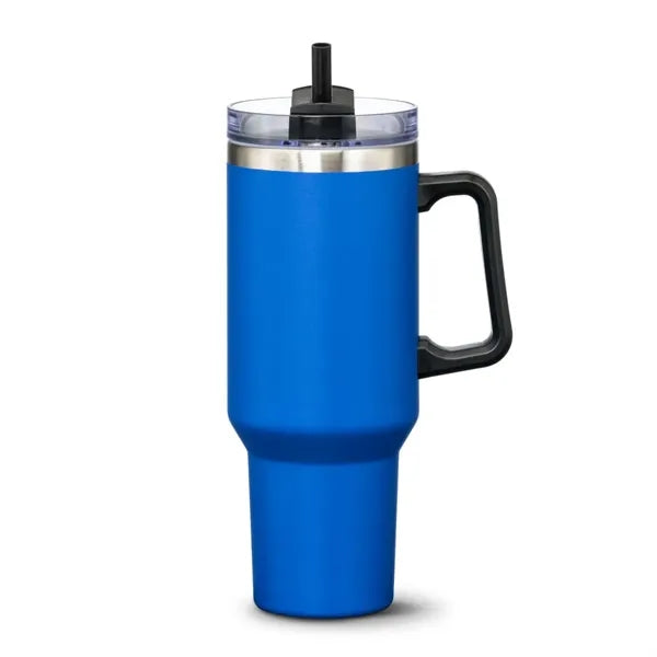 Compeer Handle Travel Mug w/Straw - 40oz