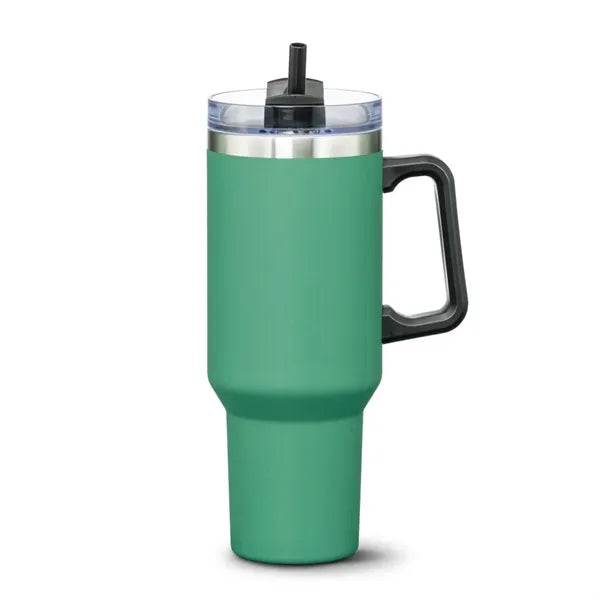 Compeer Handle Travel Mug w/Straw - 40oz