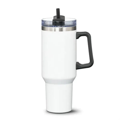 Compeer Handle Travel Mug w/Straw - 40oz