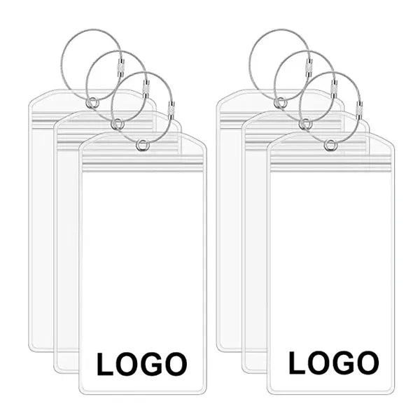 Clear Luggage Tags