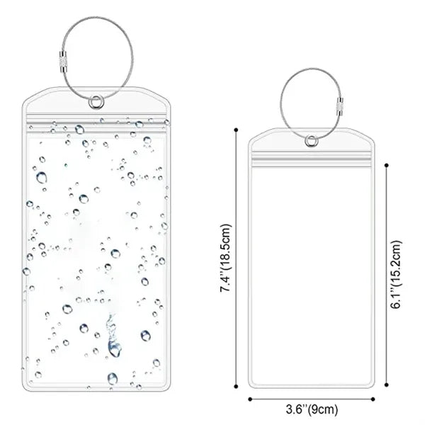 Clear Luggage Tags