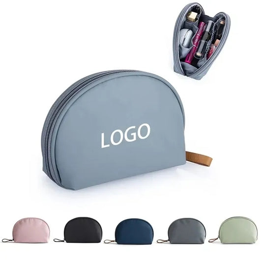 Half Round Cosmetic Bag