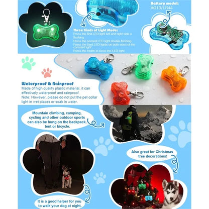 Dogs Collar LED Tag