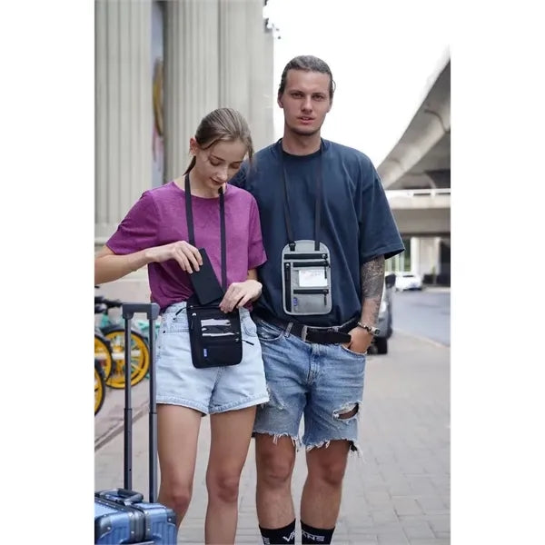 RFID Blocking Travel Neck Pouch