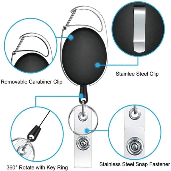 Colorful Retractable Badge