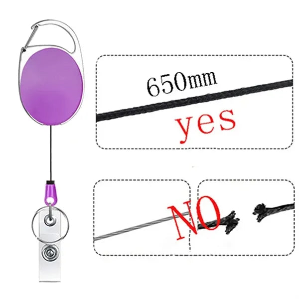 Colorful Retractable Badge
