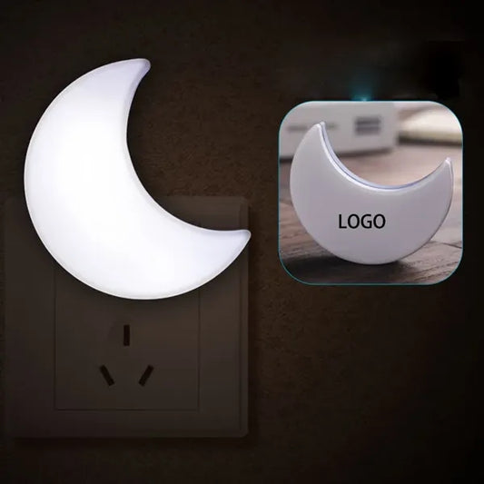 Moon Shape Light Controlled Induction LED Night Lamp