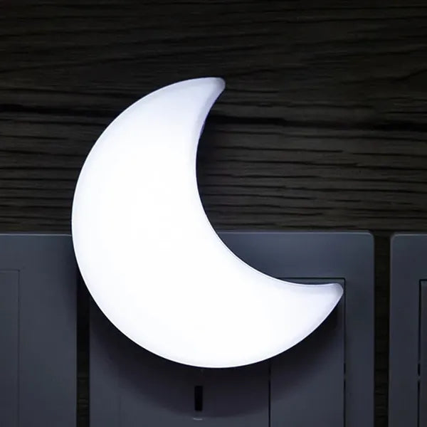 Moon Shape Light Controlled Induction LED Night Lamp