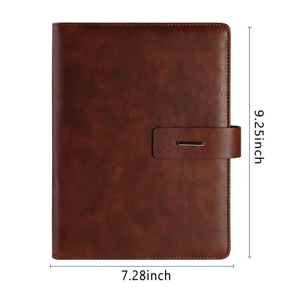 A5 Journal Binder Leather Premium Business Diary Notebook