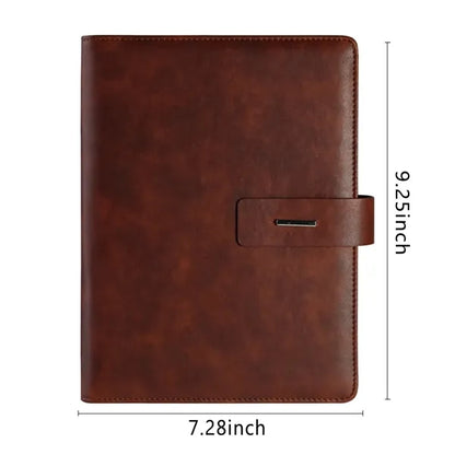 A5 Journal Binder Leather Premium Business Diary Notebook