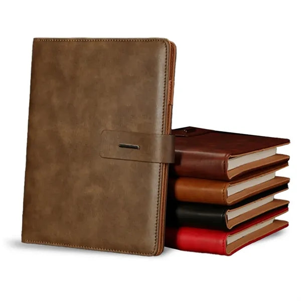 A5 Journal Binder Leather Premium Business Diary Notebook