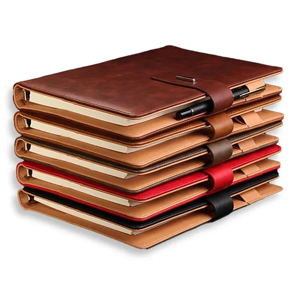 A5 Journal Binder Leather Premium Business Diary Notebook